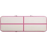  Napihljiva gimnastična podloga s tlačilko 500x100x15 cm roza | Shoptok.si