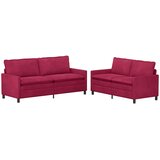  Set sofe 2 kom. Vinska crvena Baršun | shoptok.hr