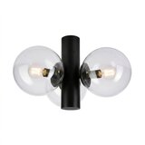  plafonsko svetlo sferio 3xE14/5W/230V crna/prozirna | Eponuda.com