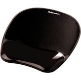 Fellowes Crystal Gel podloga za miško/počivalo za zapestje, črna | Shoptok.si