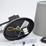  Zidna lampa MALBO 1xE27/15W/230V siva/crna | Eponuda.com