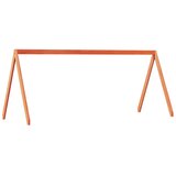 Krevet na kat s krovom voštano smeđi 90x200 cm masivna borovina | shoptok.hr