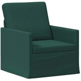  Set sofe 2 pcs Tamnozelena Tkanina - Tamnozelena 1-sjedalo + 2-sjedalo (120 cm) | shoptok.hr