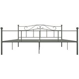  Posteljni okvir siv kovinski 180x200 cm | Shoptok.si