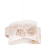  Duolla - Viseći luster na sajli BROOKLYN 1xE27/40W/230V, prečnik 50 cm, bela/mesing | Eponuda.com