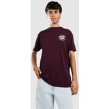 Santa Cruz Chrome Space Dot T-shirt blackcurrant | Shoptok.si