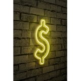Wallity Dekorativna LED rasveta Dollar Sign, 30x55cm, Žuta | ePonuda.com