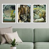 Wallity Set uramljenih slika 3BC_UN261045, 3 dijela | Eponuda.ba