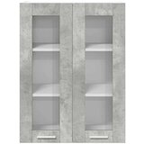 vidaXL Viseča omarica s polico Riga Betonsko siva 60 x 31 x 80 cm | Shoptok.si