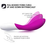 Lelo Mona Wave - vodoodporen vibrator za točko G (vijolična) | Shoptok.si