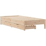 vidaXL Okvir kreveta bez madraca 75 x 190 cm od masivne borovine | shoptok.hr