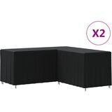 vidaXL Prevleka za kavč v obliki črke L 2 kos 215x215x86cm 420D oxford Cene