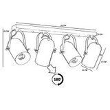Opviq visilica 2591184, Zlatne boje | Eponuda.com