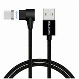 Swissten kabel USB/USB-C, Arcade, magnetski, platneni, 1.2m, 3A, crni Cijene