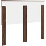  Uzglavlje s uzglavljem Smeđi hrast 135 cm Konstruirano drvo | shoptok.hr