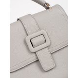 Shelvt Grey small handbag with gold elements | Shoptok.si