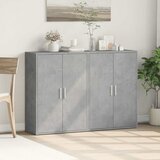  Komoda 2 kom siva boja betona 60x31x84 cm konstruiranog drva | Eponuda.com