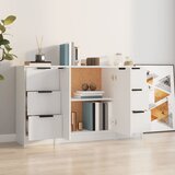  Komode bijela 3 kom od konstruiranog drva | Eponuda.com