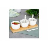 Vilde 139687 -Set od tri cinije sa kasikama - Beli