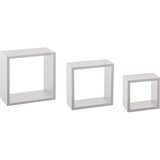 Five zidna polica kocka 3 kom 15x9x15, 20x9x20, 25x9x25cm 138956B Cene