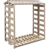  Lopa za shranjevanje drv 150x90x176 cm impregnirana borovina Cene