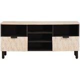TV ormar Finš bijelog pranja 100 x 33 x 46 cm Čvrsto drvo manga | Eponuda.com