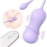 Sex HD Twist Jaje - vijugavi vibrator (ljubičasto) | shoptok.hr