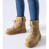 Gemre Beige matte insulated snow boots Jamison | ePonuda.com