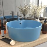 vidaXL Luksuzni umivaonik mat svjetloplavi 36 x 13 cm keramički cijene