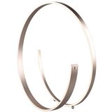 CINQUE Siva LED stoječa svetilka z glasovnim upravljanjem s pomočjo mobilne aplikacije s kovinskim senčilom (višina 75 cm) Cinardi – | Shoptok.si