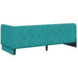  Kutni okvir kreveta s madracem Tirkizna 80 x 200 cm Baršun | shoptok.hr