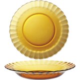 Duralex PICARDIE AMBER globok krožnik oranžna 230 x 35 mm - set 6 kosov., (21567673) | Shoptok.si