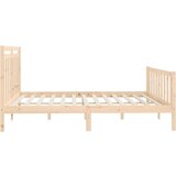  Posteljni okvir iz borovine 200x200 cm, (20644103) | Shoptok.si