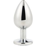 DREAMTOYS analni čep gleaming love silver large | Shoptok.si