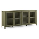 Marckeric Zelena vitrina od masivnog bora 186x80x40 cm Alessandra – Cijene