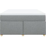  Krevet box spring s madracem svjetlosiva 160x200 cm tkanina | shoptok.hr