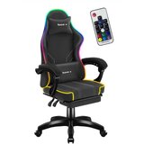 Huzaro gejmerska stolica force 3.7 rgb black | ePonuda.com