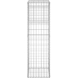  Gabionske stupne košare 2 kom 40 x 40 x 140 cm željezne | shoptok.hr