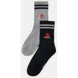 Sinsay Duge prugaste čarape s vezenjem 2 komada PlayStation | shoptok.hr