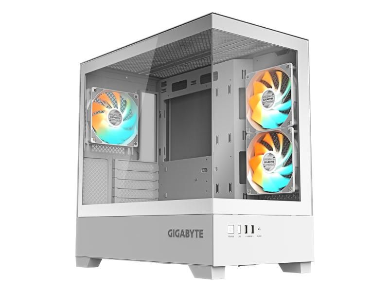 Gigabyte C201 PANORAMIC ICE ATX RGB osvijetljeno kućište, bijelo Cijene