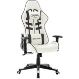The Living Store Gaming stol belo in črno umetno usnje - Gaming Stol, (21426643) Cene