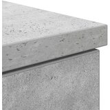  Stol s ladicama Beton siva 140 x 49 x 76 cm Konstruirano drvo | shoptok.hr