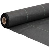 vidaXL Membrana proti plevelu črna 1x200 m PP | Shoptok.si