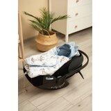 Sensillo Baršunasti kolević swaddle deka xl stroll plava | shoptok.hr