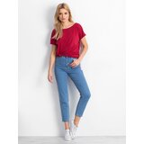 BASIC Feel Good T-shirt-RV-TS-4662.04X-burgundy | Shoptok.si