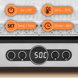  400W električni su&amp;scaron;ilnik sadja in gob do 70&amp;deg;C LCD Slike