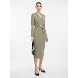 Orsay Khaki women's midi dress - Women's | shoptok.hr