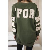 Kesi Insulated sweatshirt with California khaki inscription | Shoptok.si