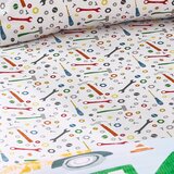 Catherine Lansfield Dječja plahta s gumom za krevet za jednu osobu 90x190 cm Digger Dreams – | shoptok.hr