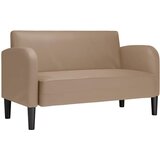 vidaXL Dvosjed Cappuccino 110 cm umjetna koža - Boja cappuccina 1 | shoptok.hr